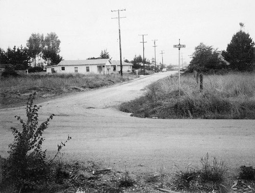 Intersection of Centennial Street and Pelton Avenue