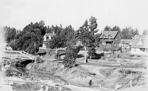 Seabright homes along Dashaway (later East Cliff Drive)