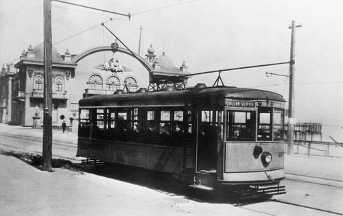 Passengers on Union Traction streetcar No. 22