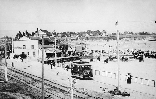 Streetcar No. 11 of the Santa Cruz, Capitola and Watsonville line