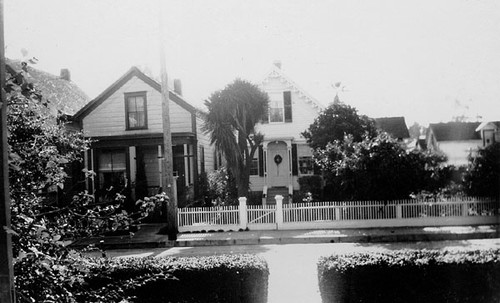 Two unidentified houses