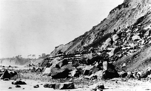 Tram at Waddell Beach, at the mouth of Waddell Creek