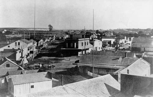 View down Front Street