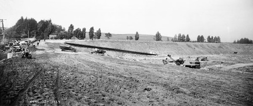 Construction of the Bay Street Reservoir