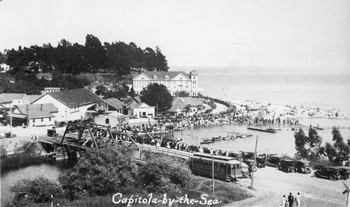 Beach area of Capitola