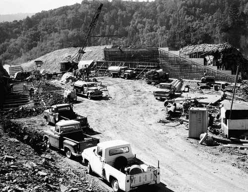 Construction of the Newell Creek Dam