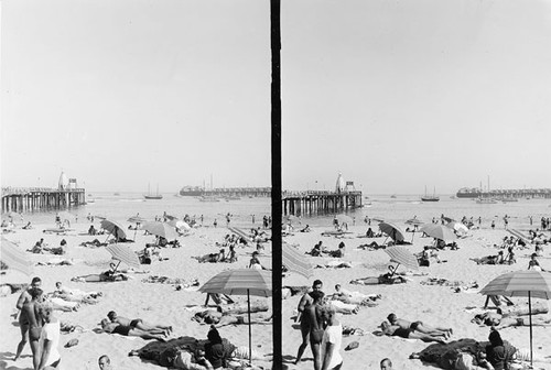 The Santa Cruz City Beach, next to the Boardwalk