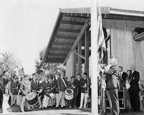 Dedication ceremony at the Branciforte Library