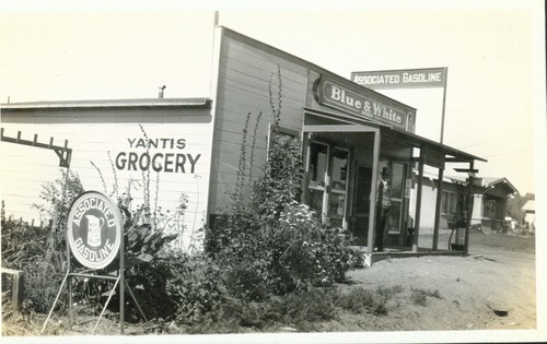 Blue & White Stores and Associated Oil Company Service Station