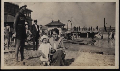 On the Beach in Front of the Casino