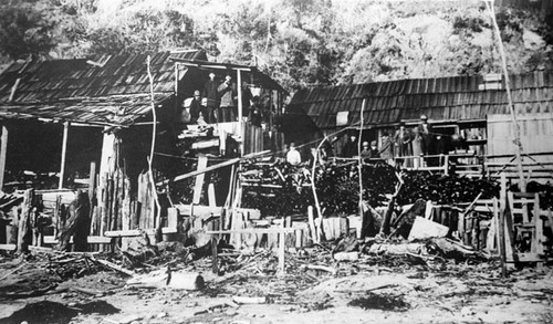 Chinese fishermen's village, located at what is now New Brighton State Beach