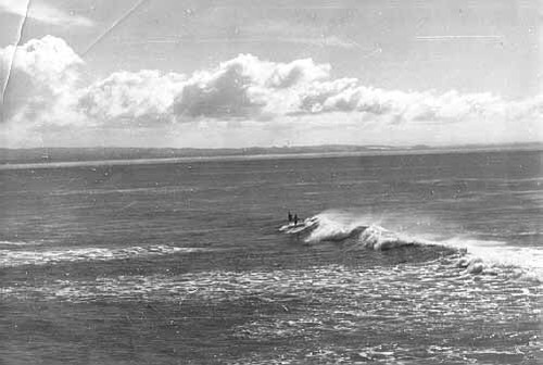 Surfing at Steamer Lane