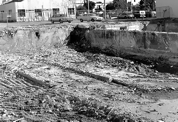 Two adjacent buildings demolished