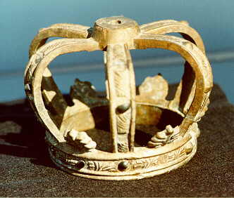 Sand cast brass or bronze crown