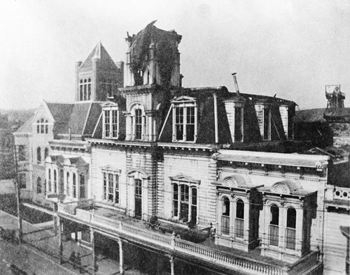 Aftermath of the May 1899 fire