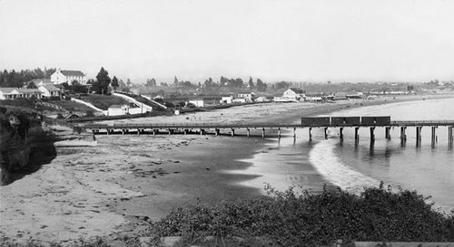 Panoramic view of the Santa Cruz beach area