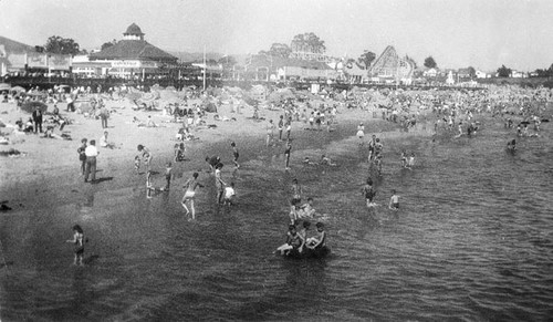 Santa Cruz city beach and Boardwalk