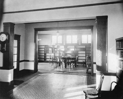 The interior of the Eastside Library