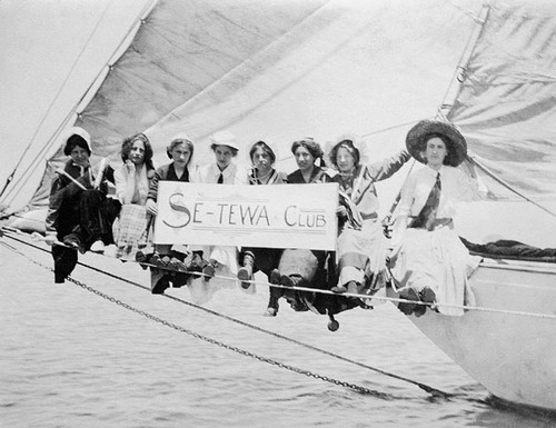 "Se-Tewa Club" on a sailboat