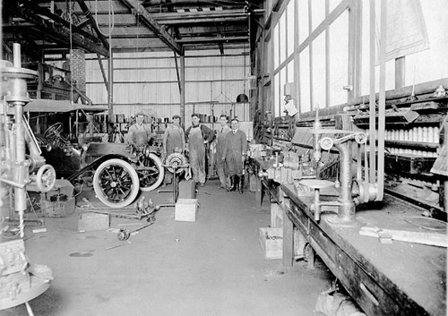 Interior of Jensen Brothers Auto Company