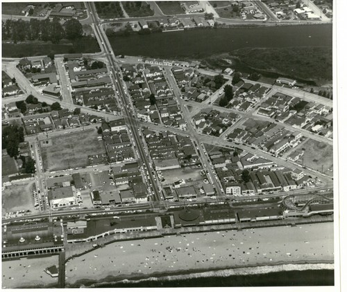 Aerial View of Beach Flats and Boardwalk