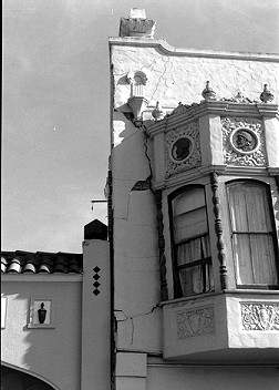 Damage to the St. George Hotel