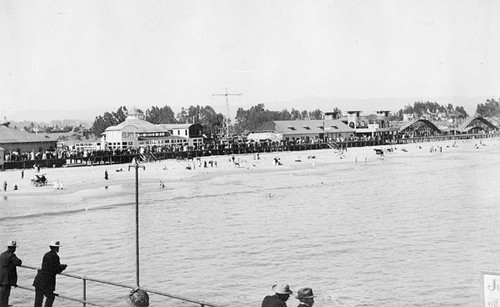 From the Pleasure Pier, looking towards the Santa Cruz Boardwalk