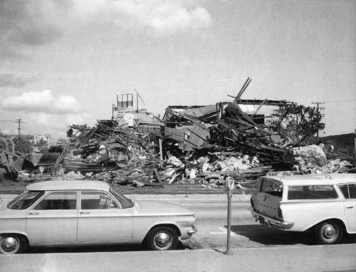 Carnegie (Main) Library, a heap of rubble