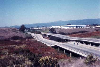 Highway 1 collapsed near Watsonville