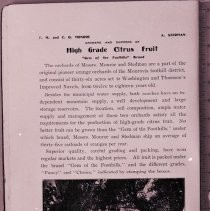 High Grade Citrus Fruit - C.O. Monroe House