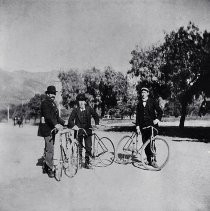 Bicyclists L.E. Hotchkiss & Thomas Neville