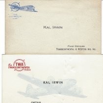 Kal Irwin's Business Cards