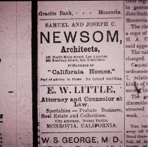 Newsom Bros. & E.W. Little advertisement