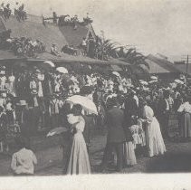 President Taft visits Santa Fe Depot