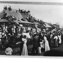 President Taft visits Santa Fe Depot