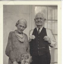 Albert and Minnie Cronenwett and Ellen Lou