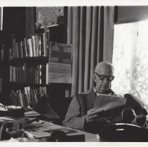 Myron Burr in his Study