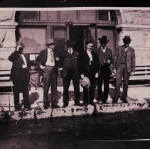 City Officials at old City Hall c. 1906