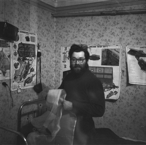 Alexander F. Pushkin in the Mirny Station living room