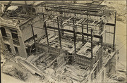 Construction of the Las Plumas powerhouse