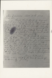 Letter written by James W. Marshall September 15, 1853