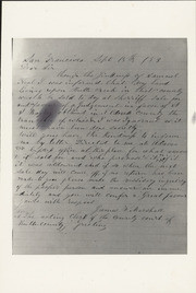 Letter written by James W. Marshall September 15, 1853