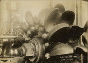 #2 Exciter Wheel, Jan. 7, 1914 (close view)