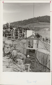 First (concrete) Pour, Oroville Dam