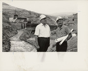 William Warne and Mr. Wilbur at Oroville Dam