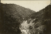 View of Las Plumas - looking down the river