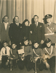 Buck Jones Ranger Band members at the Strand Theatre, East Los Angeles, California