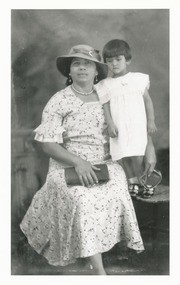 Portrait of Rose Wiley and her mother, Los Angeles, California