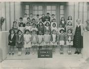 Vibiana Aparicio-Chamberlin's class photo at Hammel Street Elementary School, East Los Angeles, California