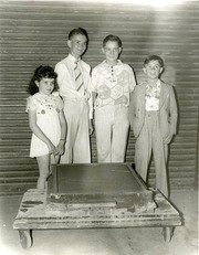 Our Gang cast members at the Strand Theatre, East Los Angeles, California